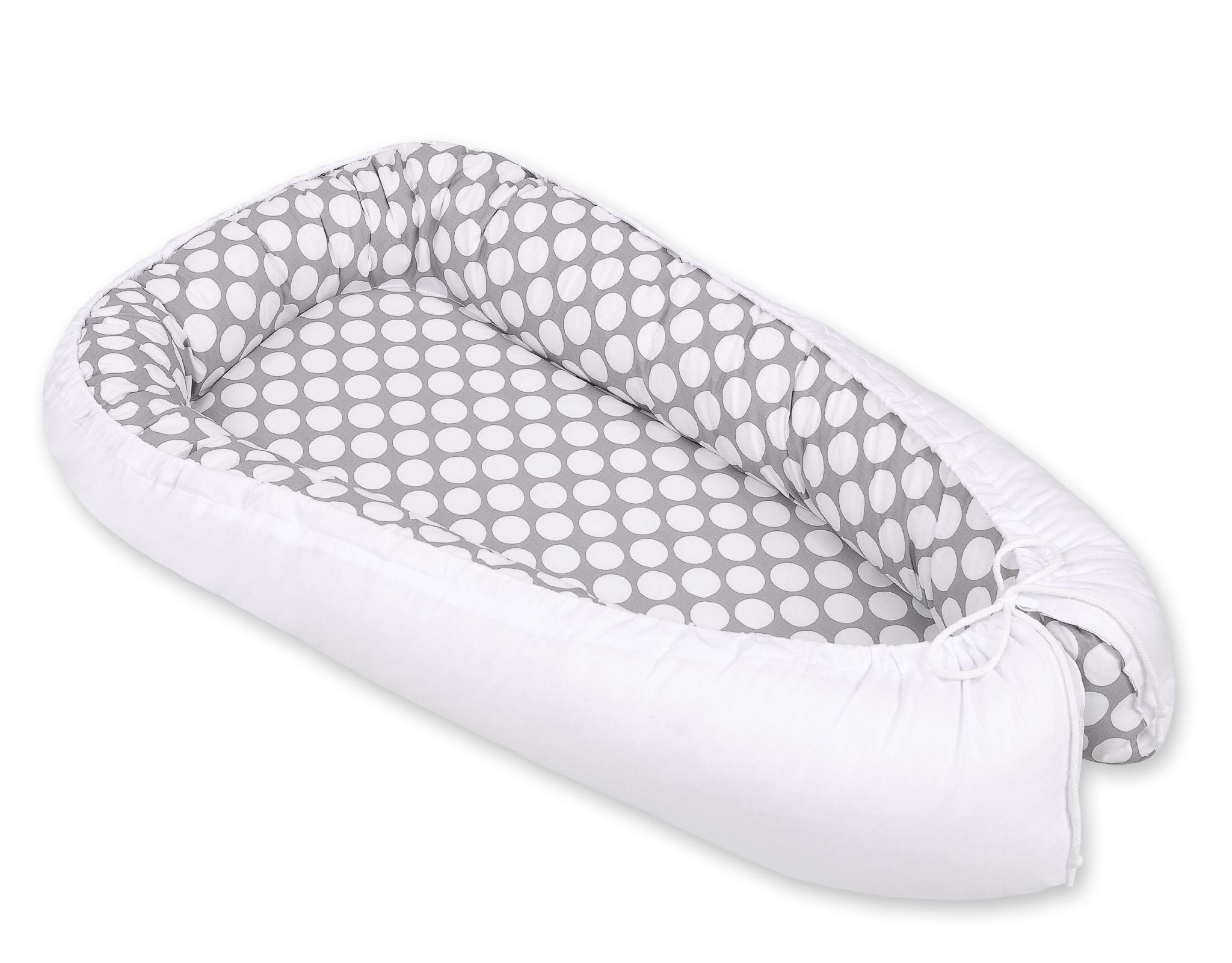 casanino-babynestje-witte-stippen-wit3